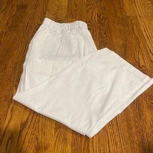 NWT Men’s White Linen Pants Size 2XL